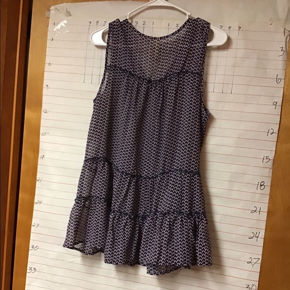FADED GLORY - light weight summer tunic, sz M 8-10 - Picture 4 of 6